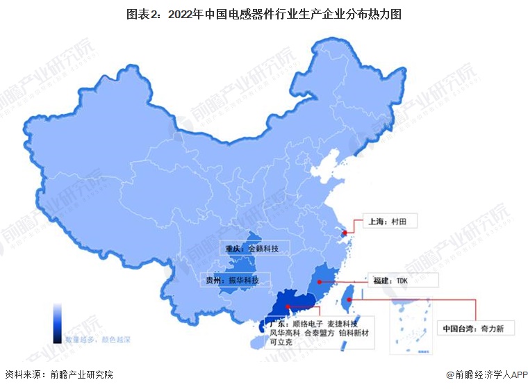 【行业深度】洞察2022：中国电感器件行业竞争格局及市场份额(附区域竞争力、企业力)BBIN(图2)