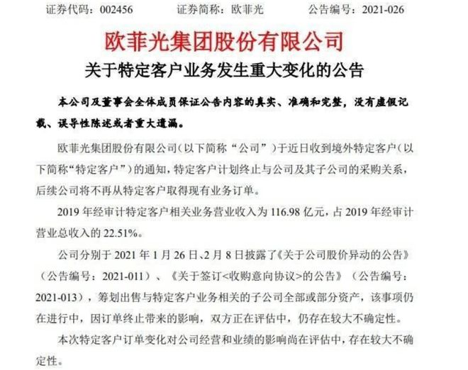 BBIN BBIN宝盈集团被苹果踢出供应链后这家光学镜头模组龙头愈发艰难(图4)