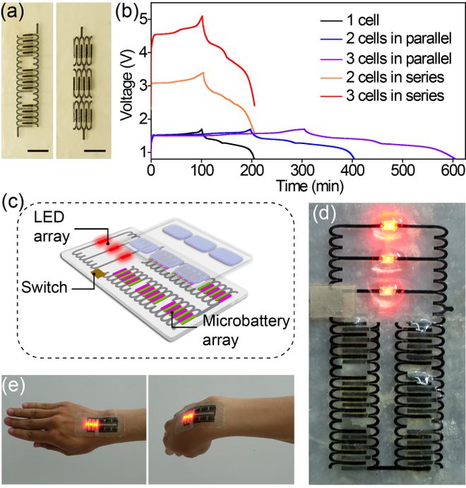 南京大学孔德圣教授ACS Materials Lett ：面向自供能可穿戴电子器件的本征可拉伸锌锰微电池BBIN BBIN宝盈(图3)