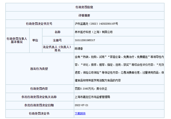 BBIN BBIN宝盈养米医疗一款治疗仪宣传“免费试用”被罚 进价300元售价1380元